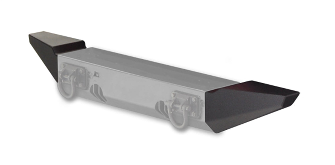 Rugged Ridge 11540.12 Xtreme Heavy Duty Bumper End Caps; Pair; Standard Ends; Textured Black; - Truck Part Superstore