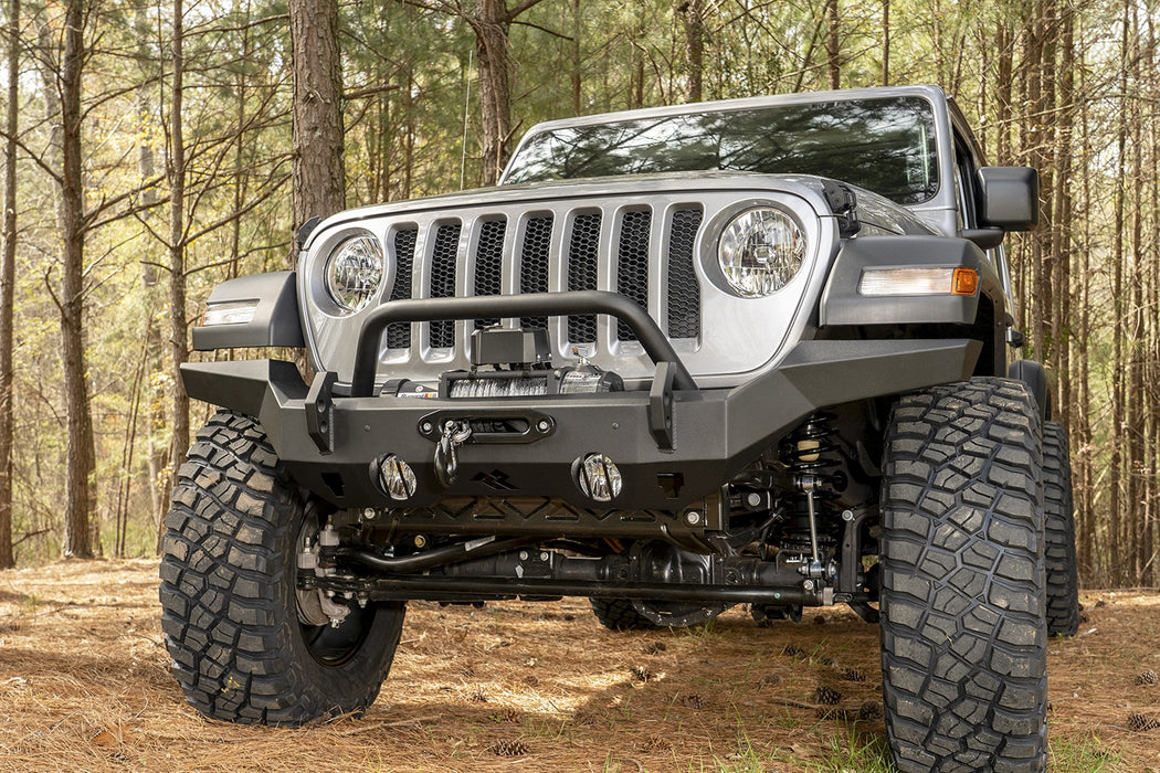 Rugged Ridge 11540.31 Heavy Duty Bumper; Front; Full Width; - Truck Part Superstore
