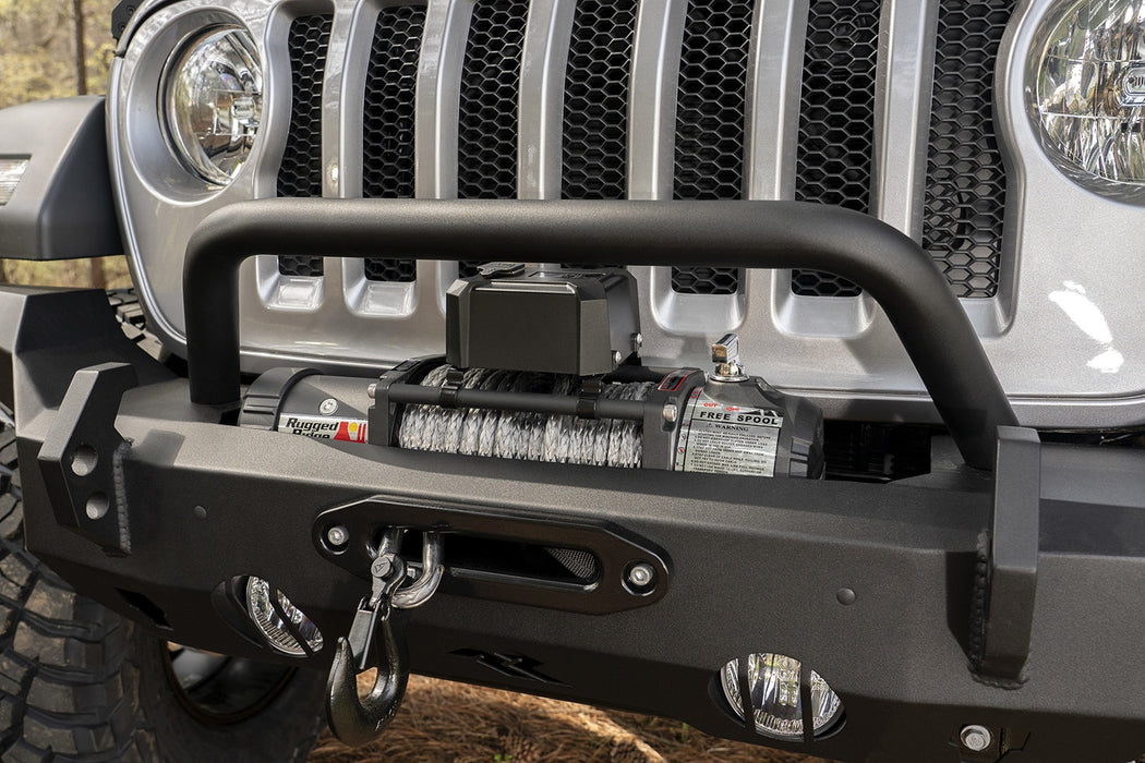 Rugged Ridge 11540.31 Heavy Duty Bumper; Front; Full Width; - Truck Part Superstore