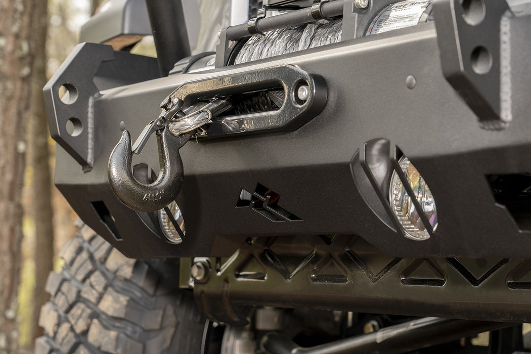Rugged Ridge 11540.31 Heavy Duty Bumper; Front; Full Width; - Truck Part Superstore