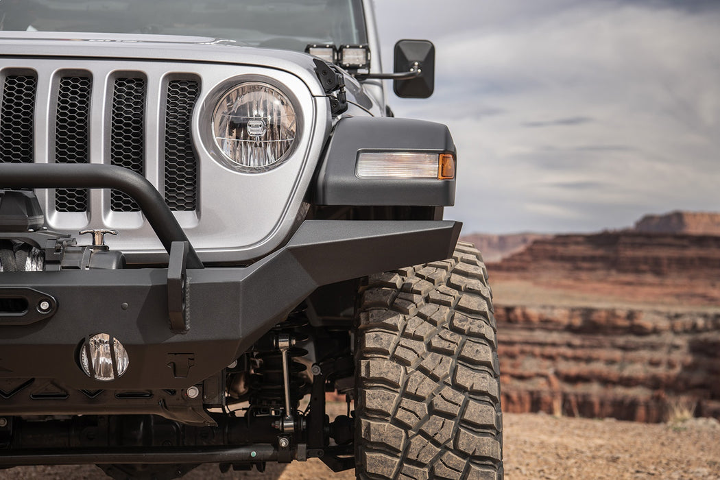 Rugged Ridge 11540.31 Heavy Duty Bumper; Front; Full Width; - Truck Part Superstore