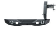 Rugged Ridge 11541.25 XOR Bumper; Rear; w/Swing Out Tire Carrier; Thermoplastic Olefin; Pair; - Truck Part Superstore