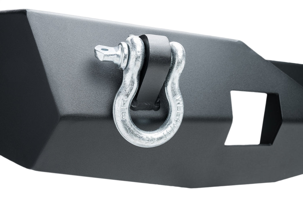 Rugged Ridge 11541.25 XOR Bumper; Rear; w/Swing Out Tire Carrier; Thermoplastic Olefin; Pair; - Truck Part Superstore