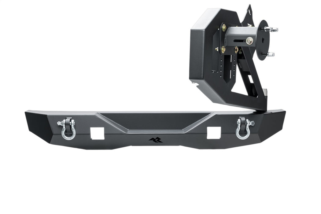 Rugged Ridge 11541.25 XOR Bumper; Rear; w/Swing Out Tire Carrier; Thermoplastic Olefin; Pair; - Truck Part Superstore