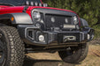 Rugged Ridge 11544.01 Spartacus Front Bumper; Satin Black Stamped Steel; - Truck Part Superstore