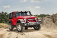 Rugged Ridge 11544.09 Spartacus Front Bumper Kit; Satin Black Stamped Steel; Incl. Over-Rider; - Truck Part Superstore