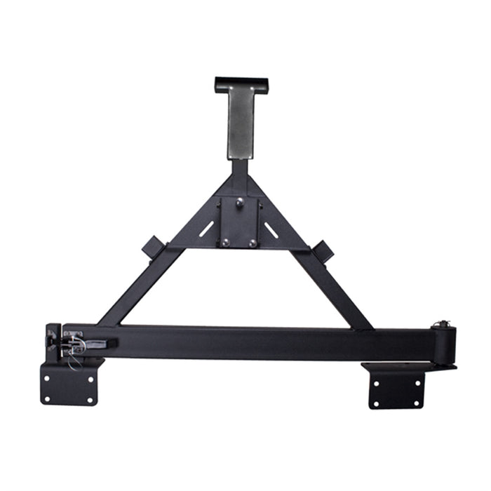 Rugged Ridge 11546.42 Xtreme Heavy Duty Tire Carrier Rear; Add On For Xtreme Heavy Duty Rear Bumper; - Truck Part Superstore