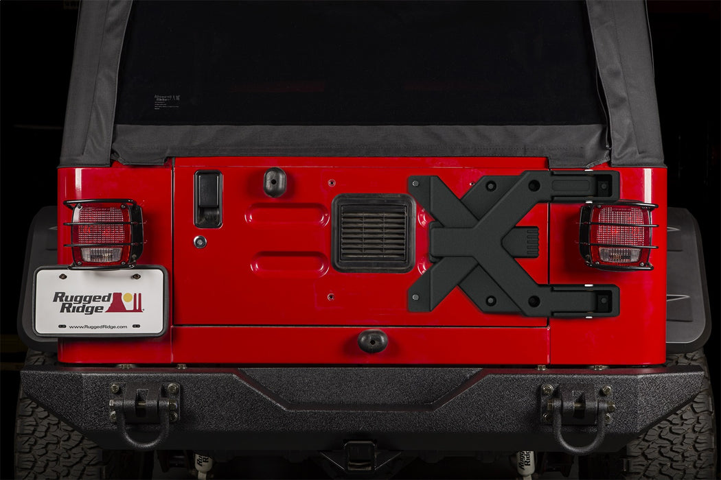 Rugged Ridge 11546.61 Spartacus HD Tire Carrier Hinge Casting; Black Textured Powder Coat; - Truck Part Superstore