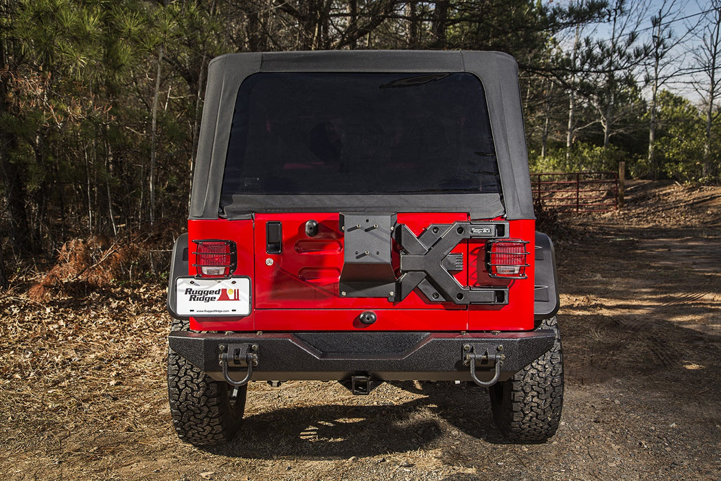 Rugged Ridge 11546.61 Spartacus HD Tire Carrier Hinge Casting; Black Textured Powder Coat; - Truck Part Superstore