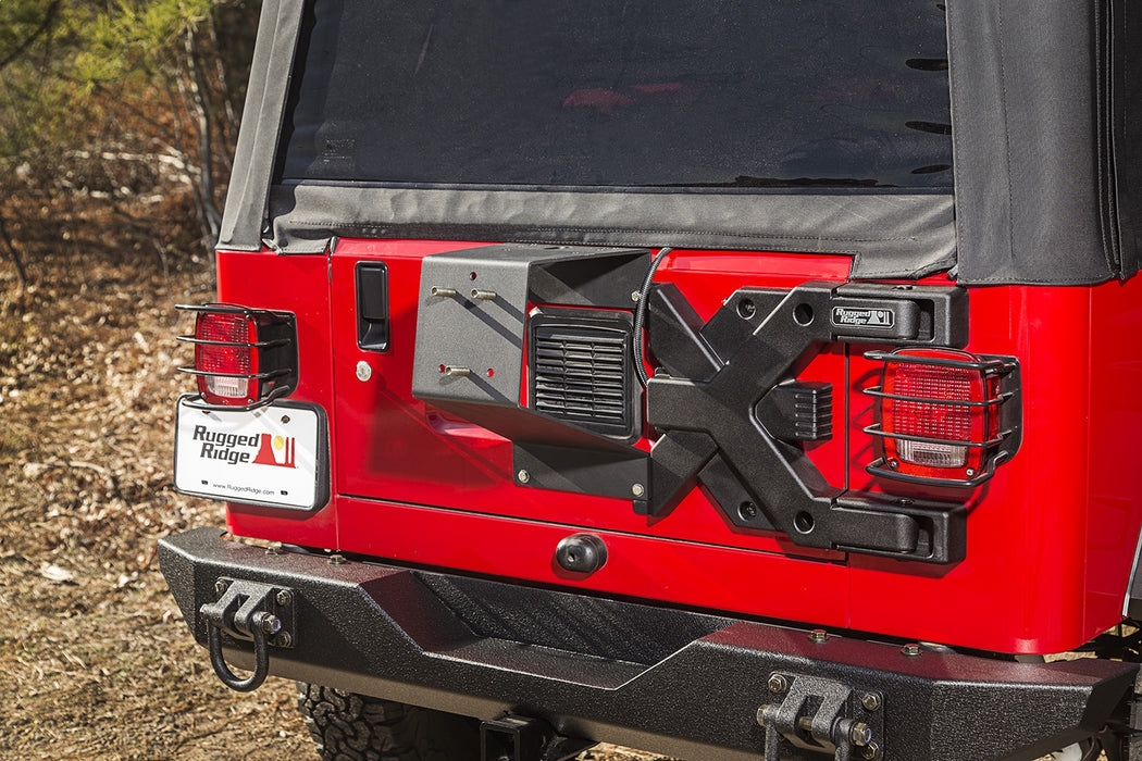 Rugged Ridge 11546.61 Spartacus HD Tire Carrier Hinge Casting; Black Textured Powder Coat; - Truck Part Superstore