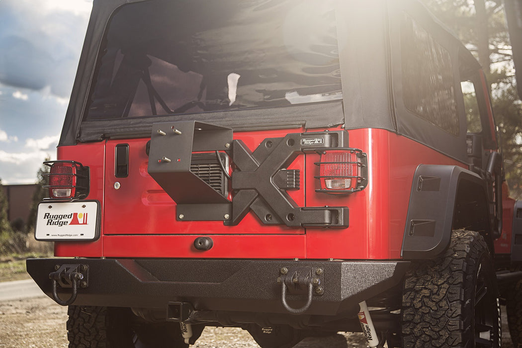Rugged Ridge 11546.61 Spartacus HD Tire Carrier Hinge Casting; Black Textured Powder Coat; - Truck Part Superstore