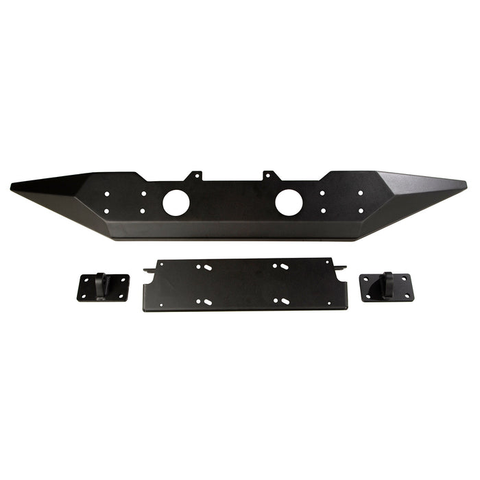 Rugged Ridge 11548.43 Spartan Front Bumper; Steel; w/o Overrider; Standard Ends; - Truck Part Superstore