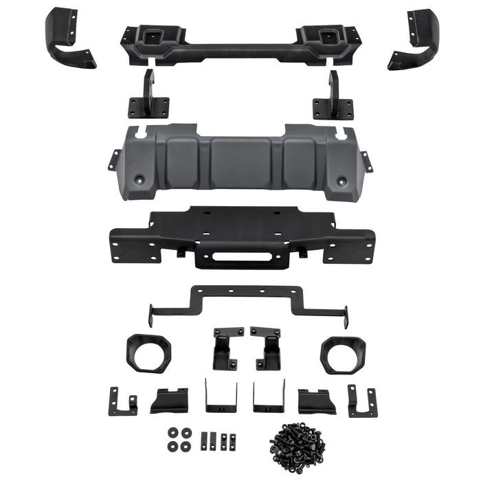 Rugged Ridge 11549.44 Venator Front Bumper; Stubby; Front; - Truck Part Superstore