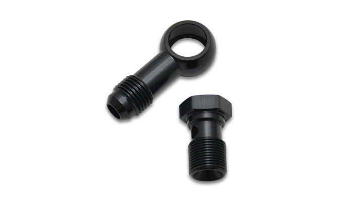 Vibrant Performance 11566 Banjo Adapter Assembly; Single Male; Banjo Size: -4AN; Bolt Size: 9/16-24; - Truck Part Superstore