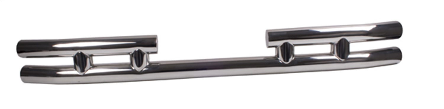 Rugged Ridge 11573.03 Rear Tube Bumper; Stainless; w/Welded End Caps; - Truck Part Superstore