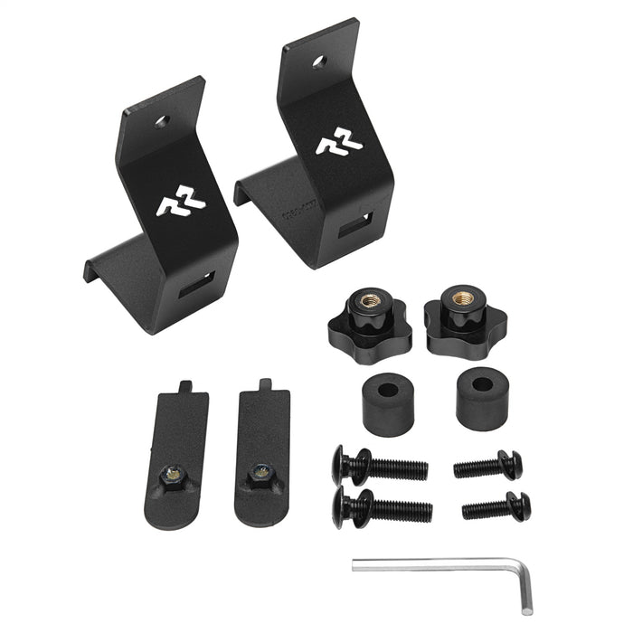 Rugged Ridge 11586.09 Off-Road Jack Mount Bracket Kit; Powder Coated Steel; Bed Mount; - Truck Part Superstore
