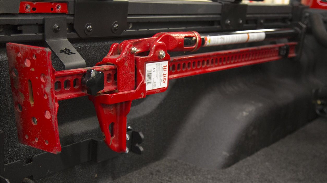 Rugged Ridge 11586.09 Off-Road Jack Mount Bracket Kit; Powder Coated Steel; Bed Mount; - Truck Part Superstore