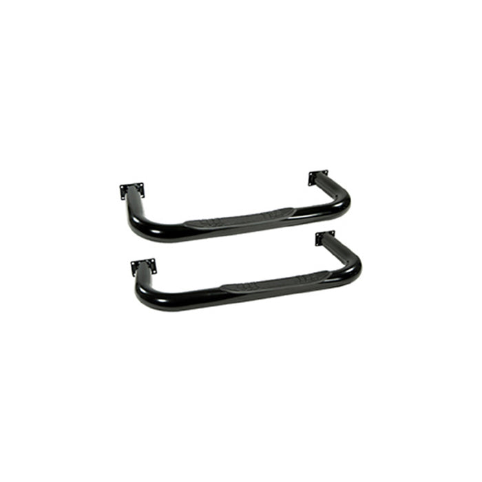 Rugged Ridge 11590.01 Side Tube Step; Black; - Truck Part Superstore
