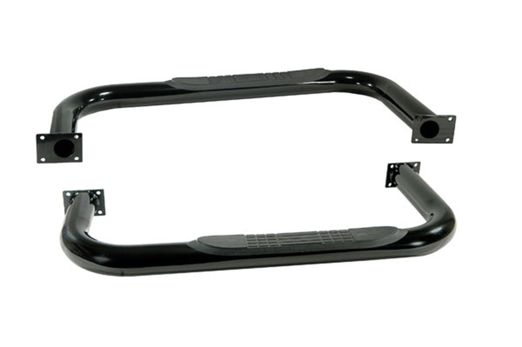 Rugged Ridge 11590.03 Side Tube Step; Black; - Truck Part Superstore