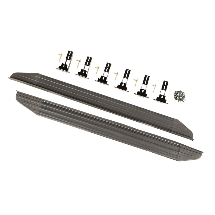 Rugged Ridge 11594.02 Running Board; Incl. Brackets; Hardware; Black; - Truck Part Superstore