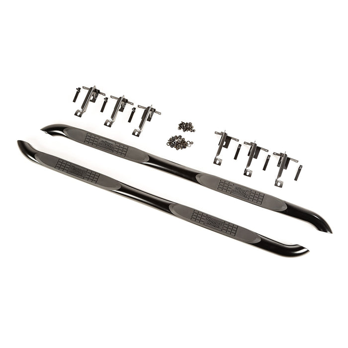 Rugged Ridge 11594.03 Side Step; 3 in.; Pair; Black; - Truck Part Superstore