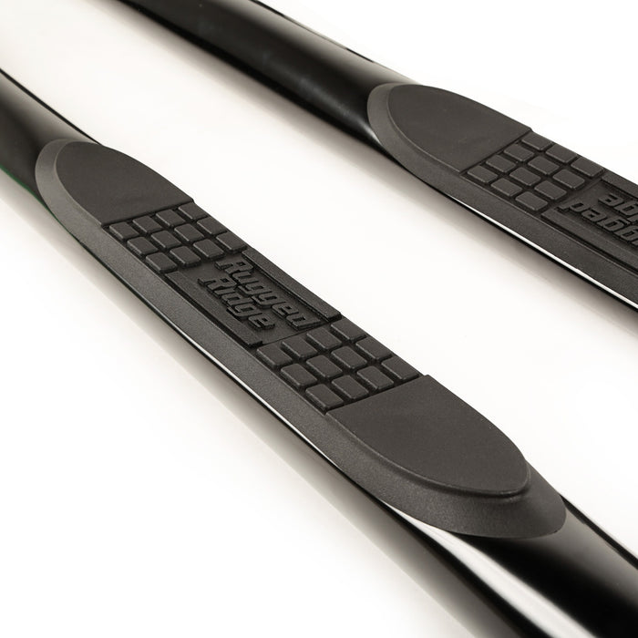Rugged Ridge 11594.03 Side Step; 3 in.; Pair; Black; - Truck Part Superstore