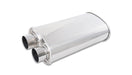 Vibrant Performance 1159 STREETPOWER Oval Muffler; 2.50 in. Inlet/Outlet I.D.; - Truck Part Superstore