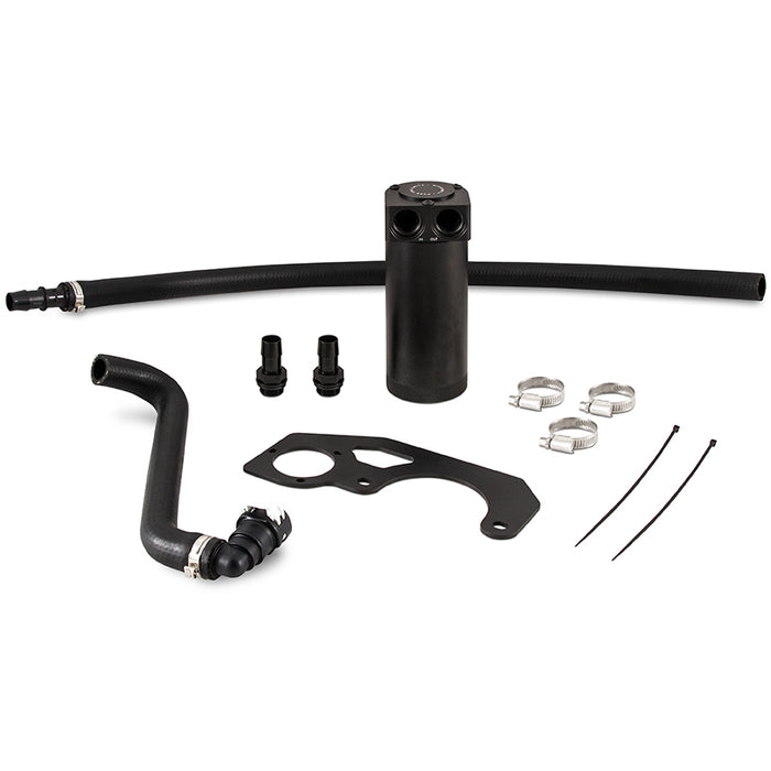 Mishimoto MMBCC-JLH-18CBE Baffled Oil Catch Can, fits Jeep Wrangler JL 2.0L 2018+ - Truck Part Superstore