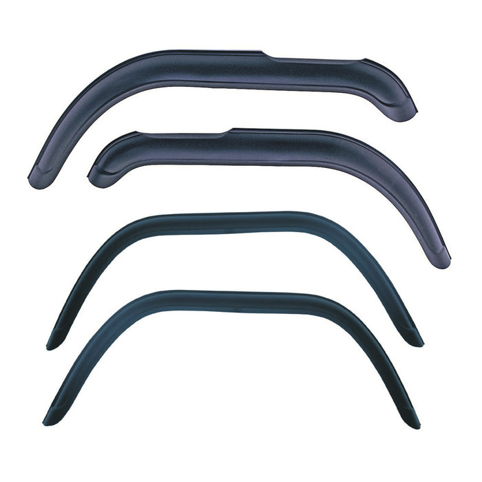 Omix 11604.01 Fender Flare Kit; 4 pc.; Incl. 4 Flares; Mounting Hardware; - Truck Part Superstore