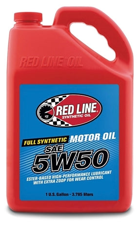 Red Line Oil 11607 5W50 Synthetic Motor Oil 16 Gallon Red Line Oil - Truck Part Superstore