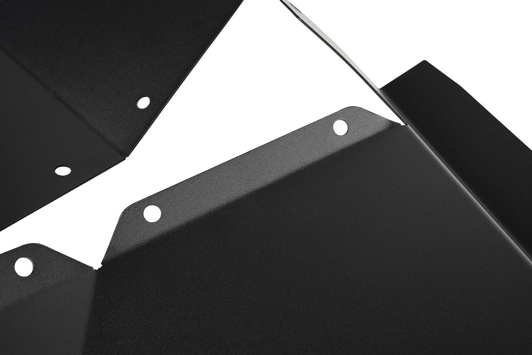 Rugged Ridge 11615.61 Inner Fender Liner; Front; Aluminum; Black; - Truck Part Superstore