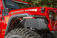 Rugged Ridge 11615.62 Inner Fender Liner Kit; Pair; Rear; Aluminum; Black Powder Coat Finish; - Truck Part Superstore
