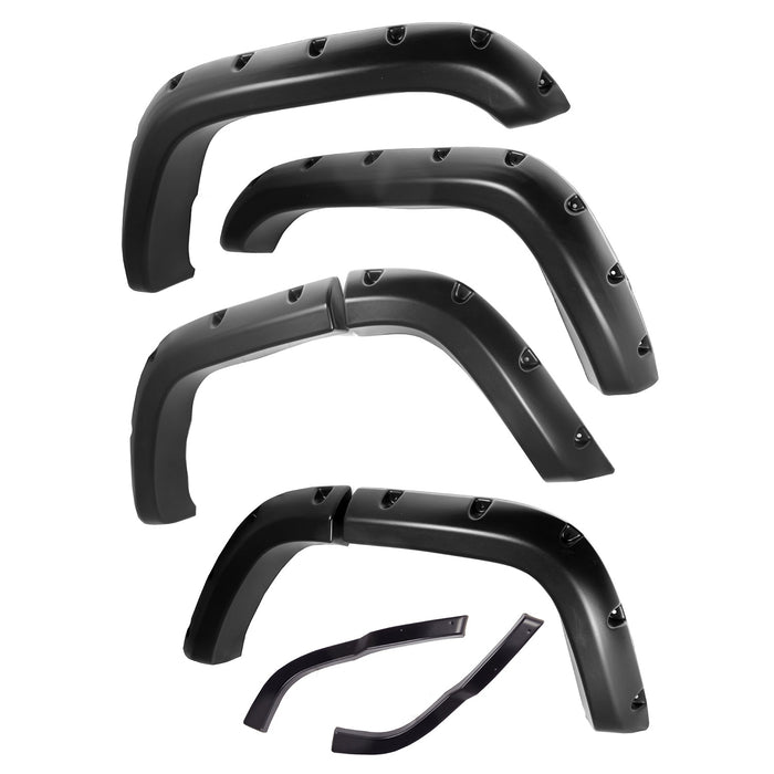 Rugged Ridge 11634.10 All Terrain Fender Flare Set; Front And Rear; Incl. Hardware; - Truck Part Superstore