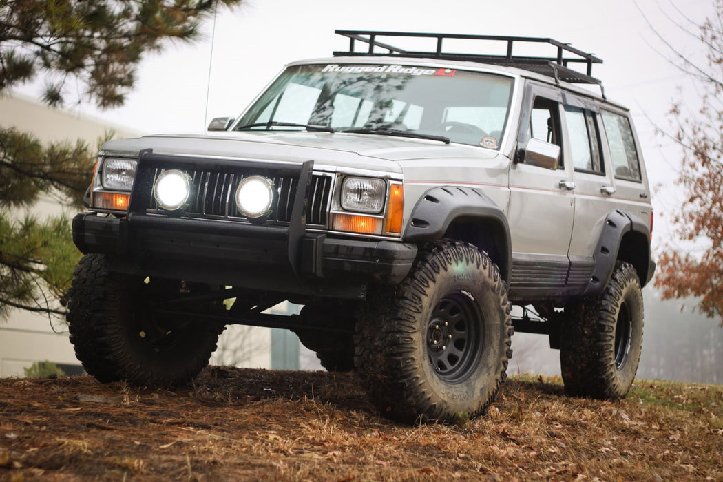 Rugged Ridge 11634.10 All Terrain Fender Flare Set; Front And Rear; Incl. Hardware; - Truck Part Superstore