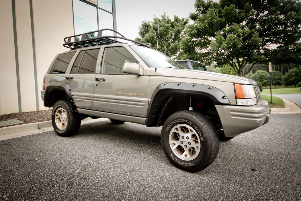 Rugged Ridge 11635.10 All Terrain Fender Flare Set; Front And Rear; Incl. Hardware; - Truck Part Superstore