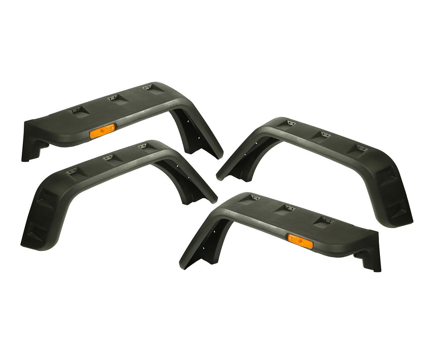 Rugged Ridge 11640.09 Hurricane Fender Flare Kit; Textured; - Truck Part Superstore