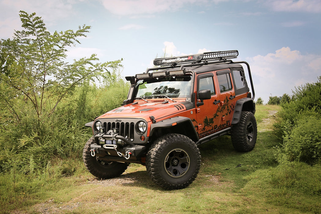 Rugged Ridge 11640.09 Hurricane Fender Flare Kit; Textured; - Truck Part Superstore