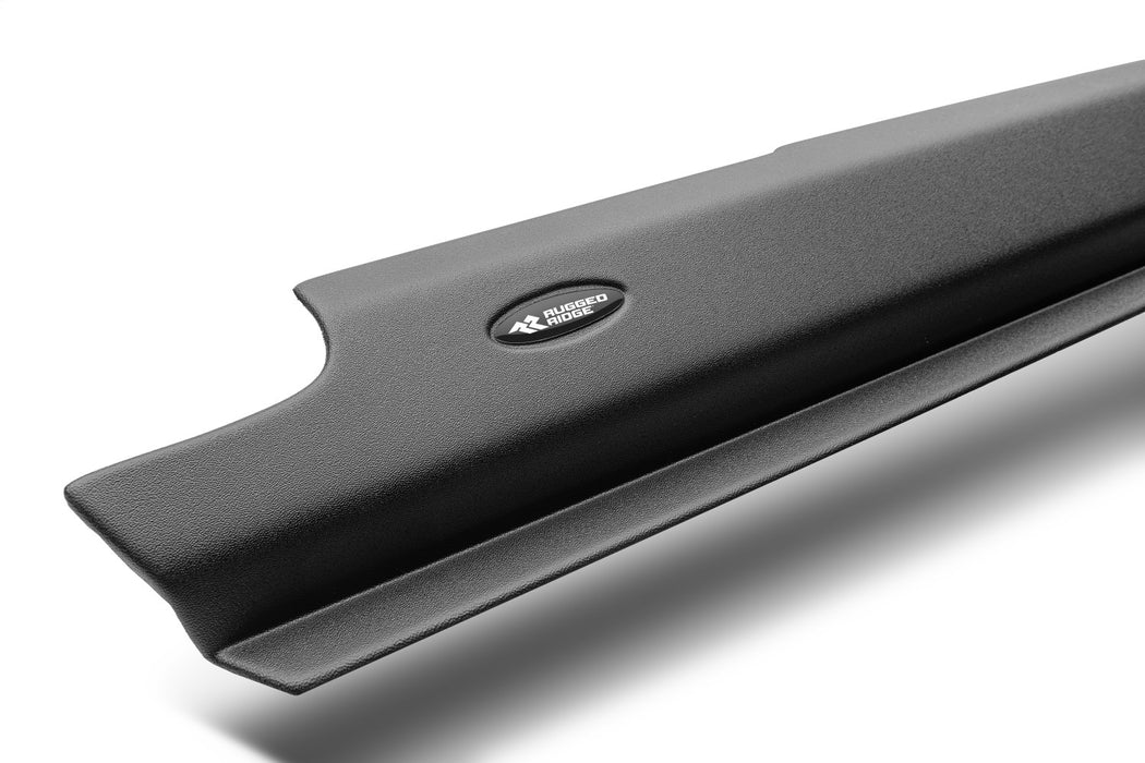 Rugged Ridge 11651.73 Body Armor Rocker Guards; Black; UV-Treated Thermoplastic; - Truck Part Superstore
