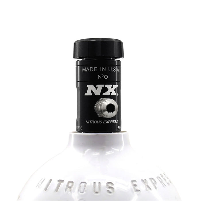 Nitrous Express 11698-5.0P BILLET ALUM. M/C BOTTLE VALVE 3/4in. THREAD W/O-RING - Truck Part Superstore