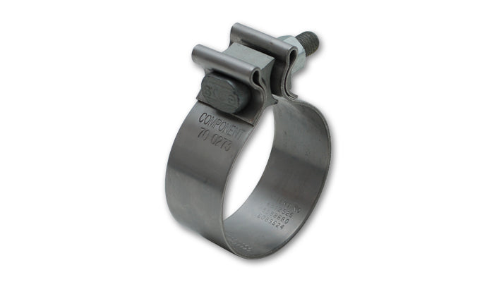 Vibrant Performance 1169 430 Stainless Steel Seal Clamp; For 2.75 in. O.D. Tubing; 1.25 in. Wide Band; - Truck Part Superstore