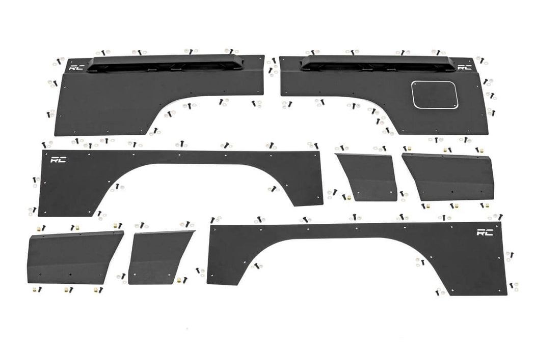 Rough Country 10581 Jeep Front & Rear Upper and Lower Quarter Panel Armor-97-01 Cherokee XJ Rough Country - Truck Part Superstore
