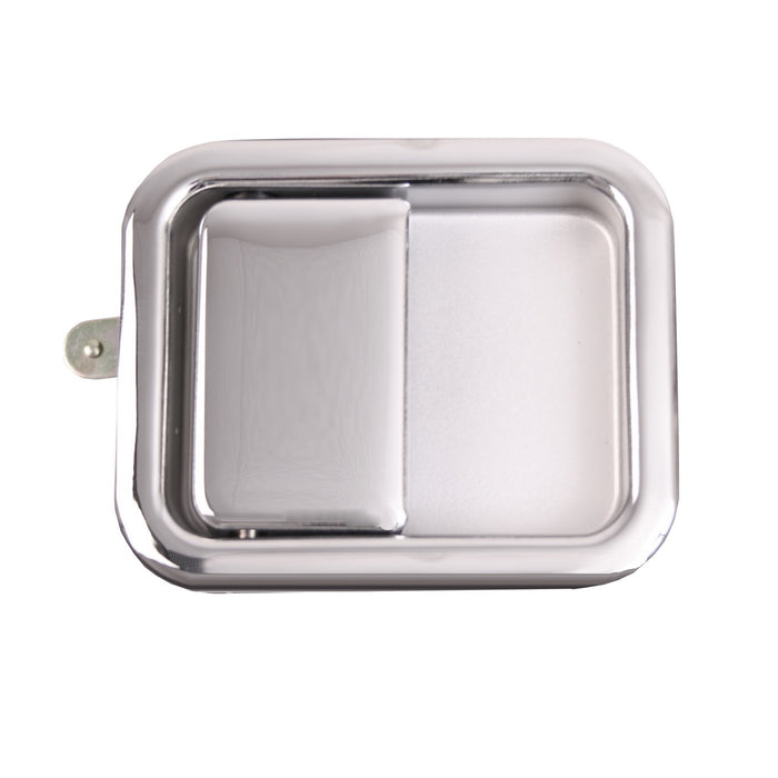 Omix 11812.04 Paddle Door Handle; Chrome; OE Style; Passenger Side; - Truck Part Superstore