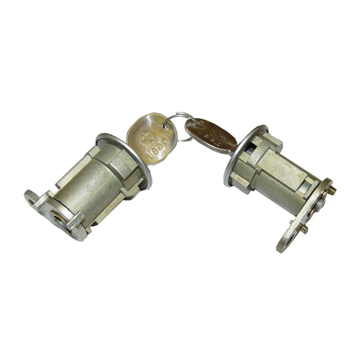 Omix 11813.02 Door Lock Cylinder; Keys Included; Pair; - Truck Part Superstore