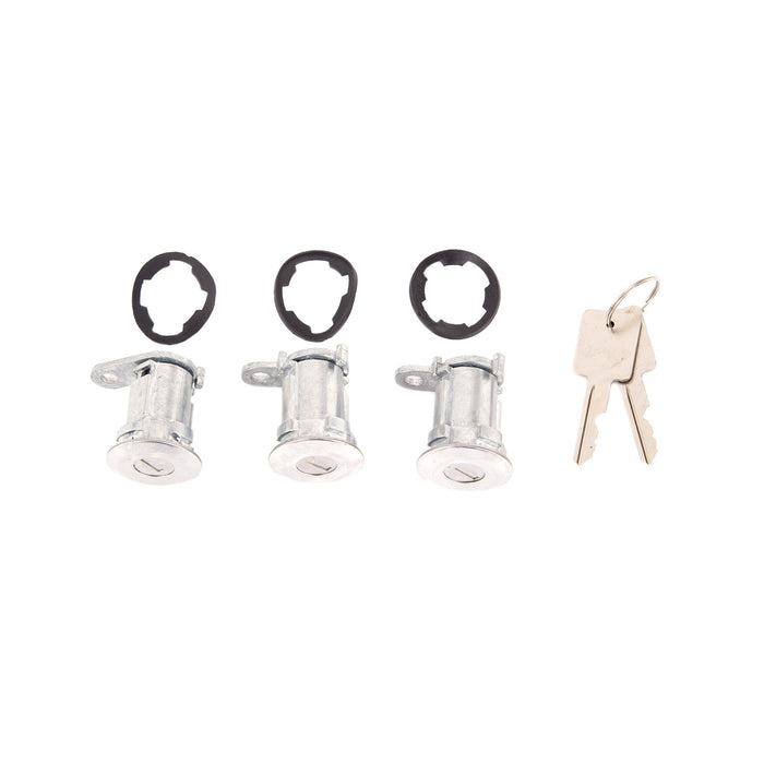 Omix 11813.12 Door Lock Cylinder; Incl. 3 Matching Door Lock Cylinders; - Truck Part Superstore