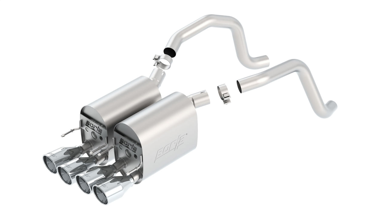Borla 11814 Axle-Back Exhaust System - Touring - Truck Part Superstore