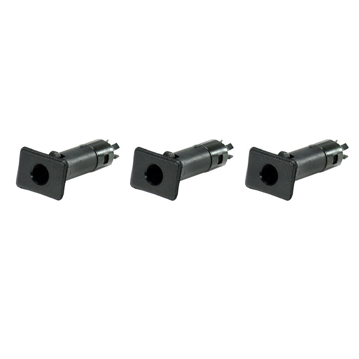 Rugged Ridge 11819.15 Half Door Insert; 3 Pack; Black; - Truck Part Superstore