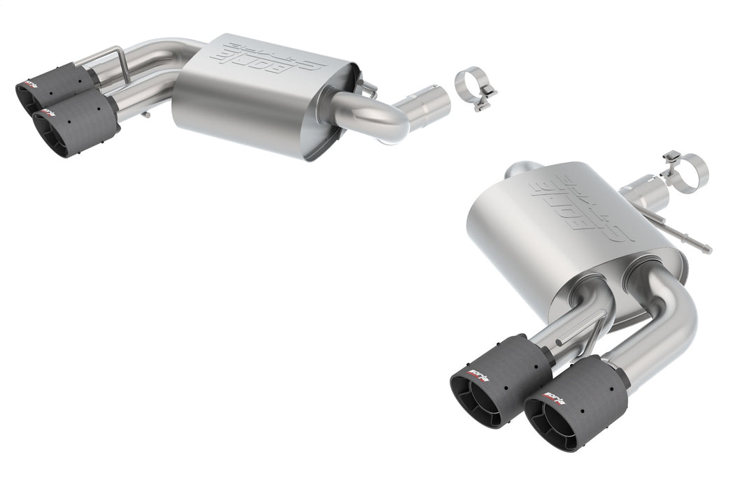 Borla 11920CFBA Axle-Back Exhaust System - S-Type - Truck Part Superstore