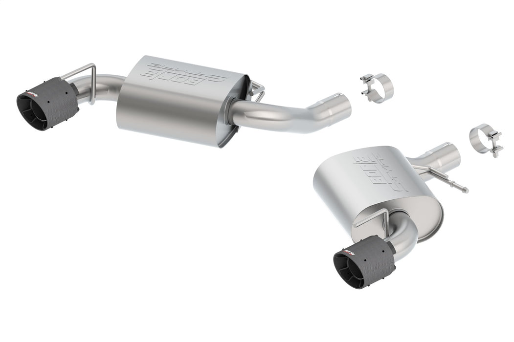 Borla 11922CFBA Axle-Back Exhaust System - S-Type - Truck Part Superstore
