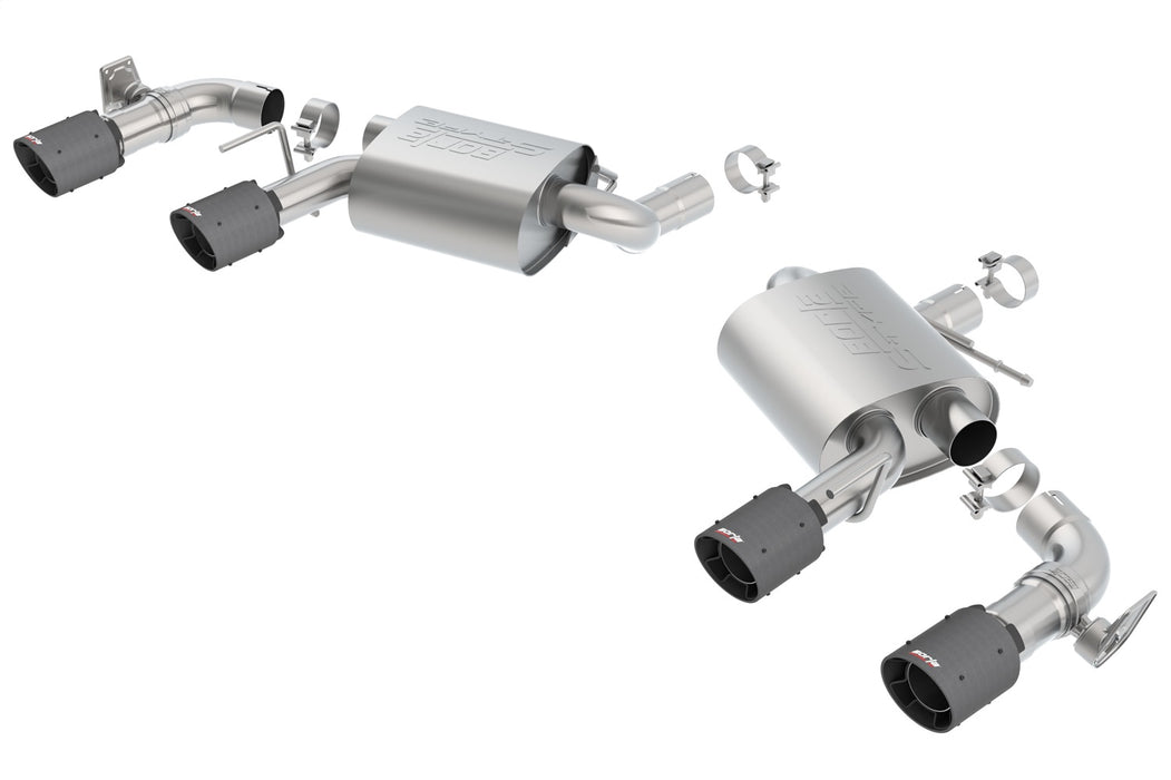 Borla 11924CFBA Axle-Back Exhaust System - S-Type - Truck Part Superstore