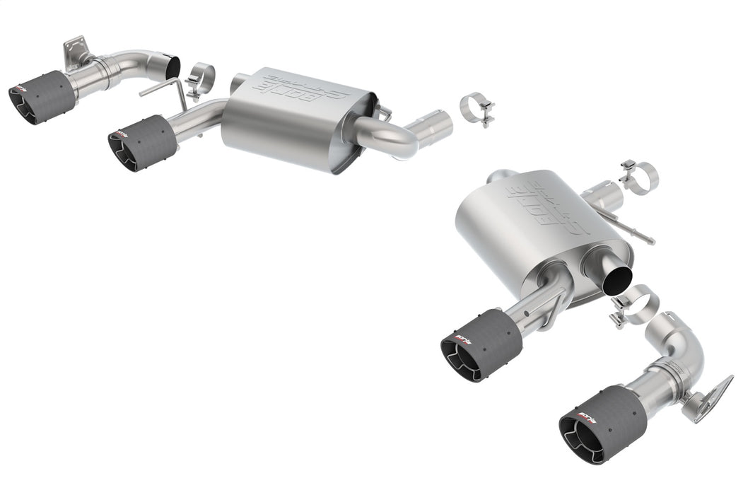 Borla 11924CF Axle-Back Exhaust System - S-Type - Truck Part Superstore